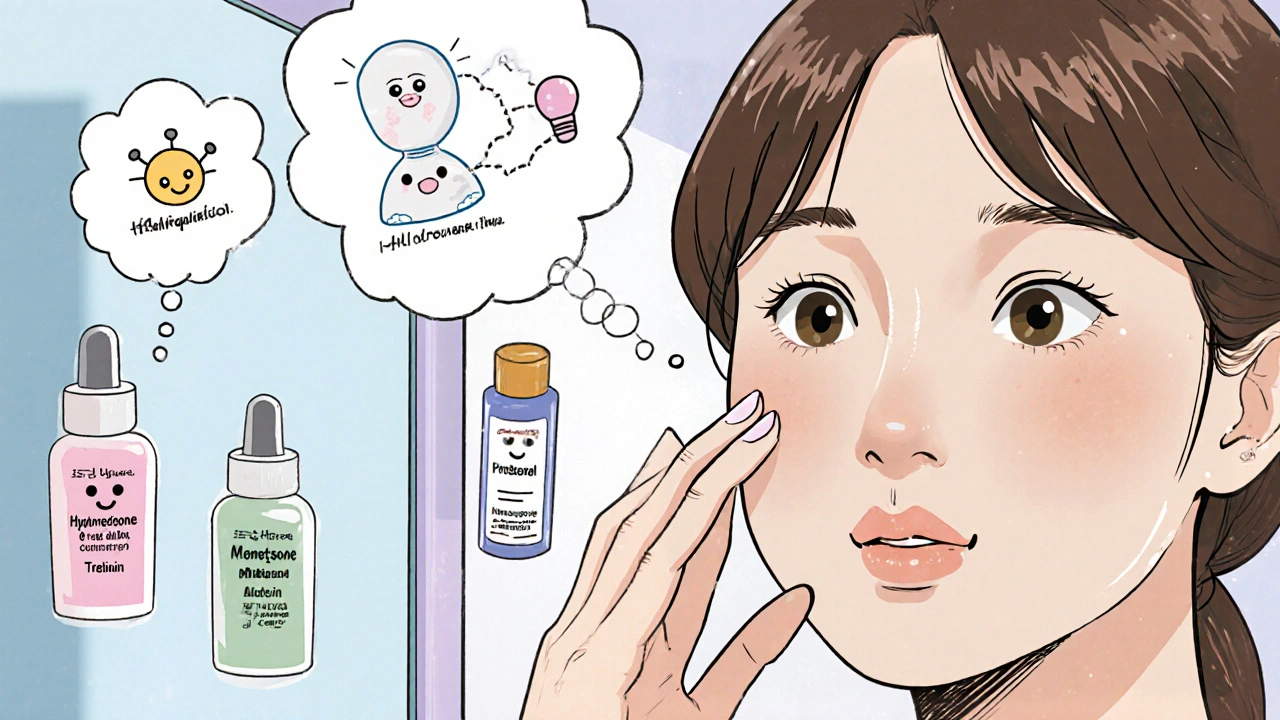 Hydroquinone, Mometasone & Tretinoin: Understanding Hormonal Imbalance Risks