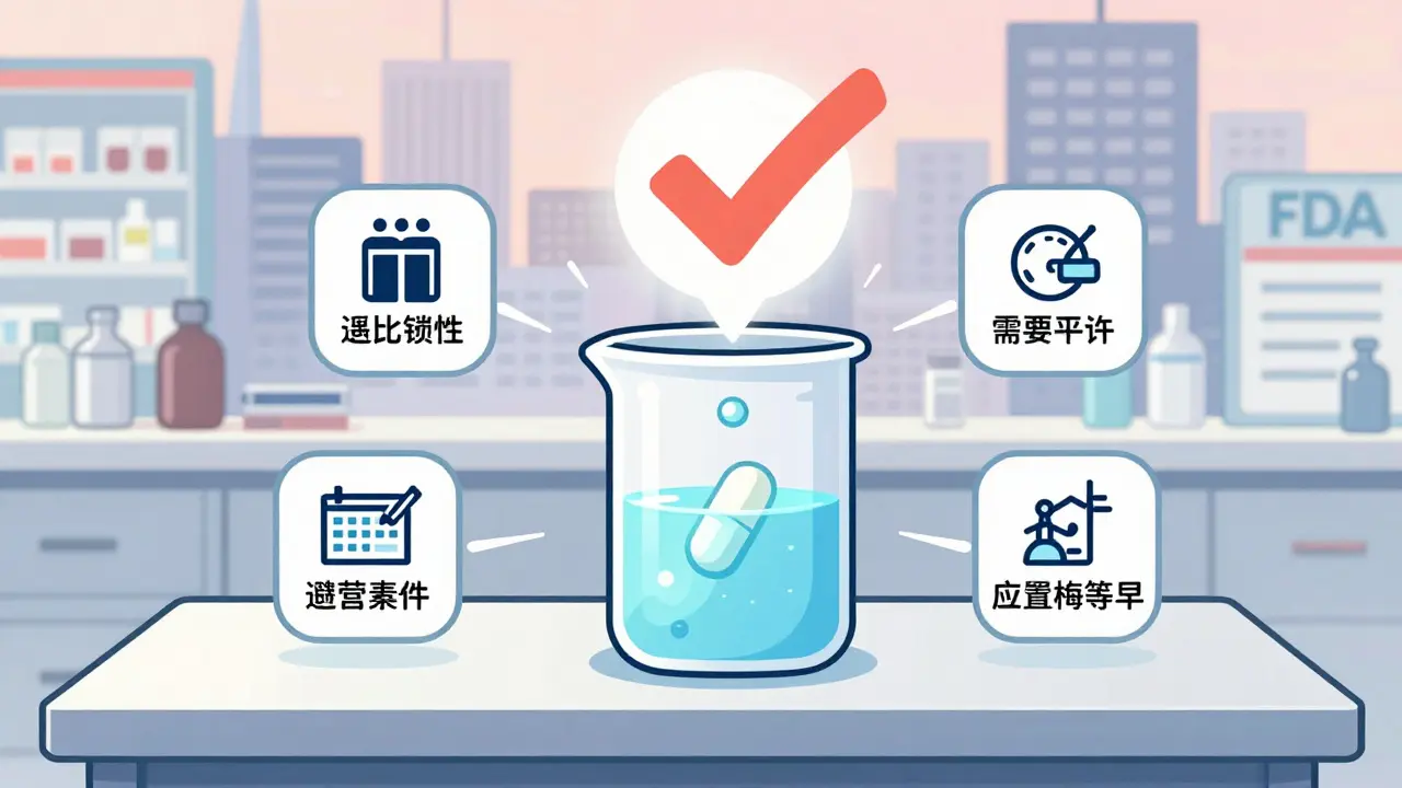 Dissolution Testing: How FDA Ensures Generic Drug Quality