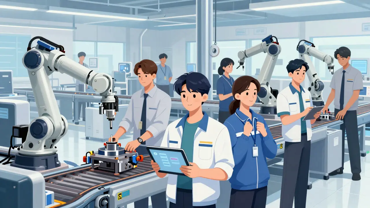 Personnel Training: Qualifications for Manufacturing Staff in the Age of Automation