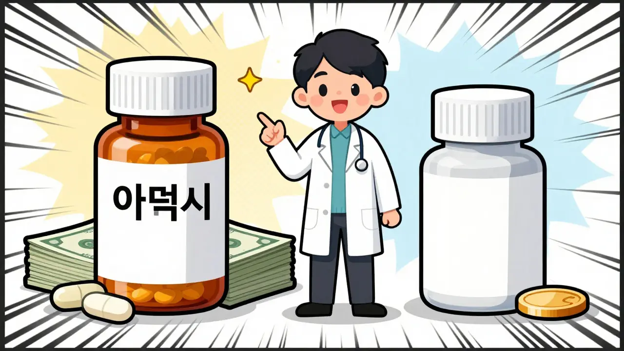 Comparison of expensive brand vs cheap generic pills