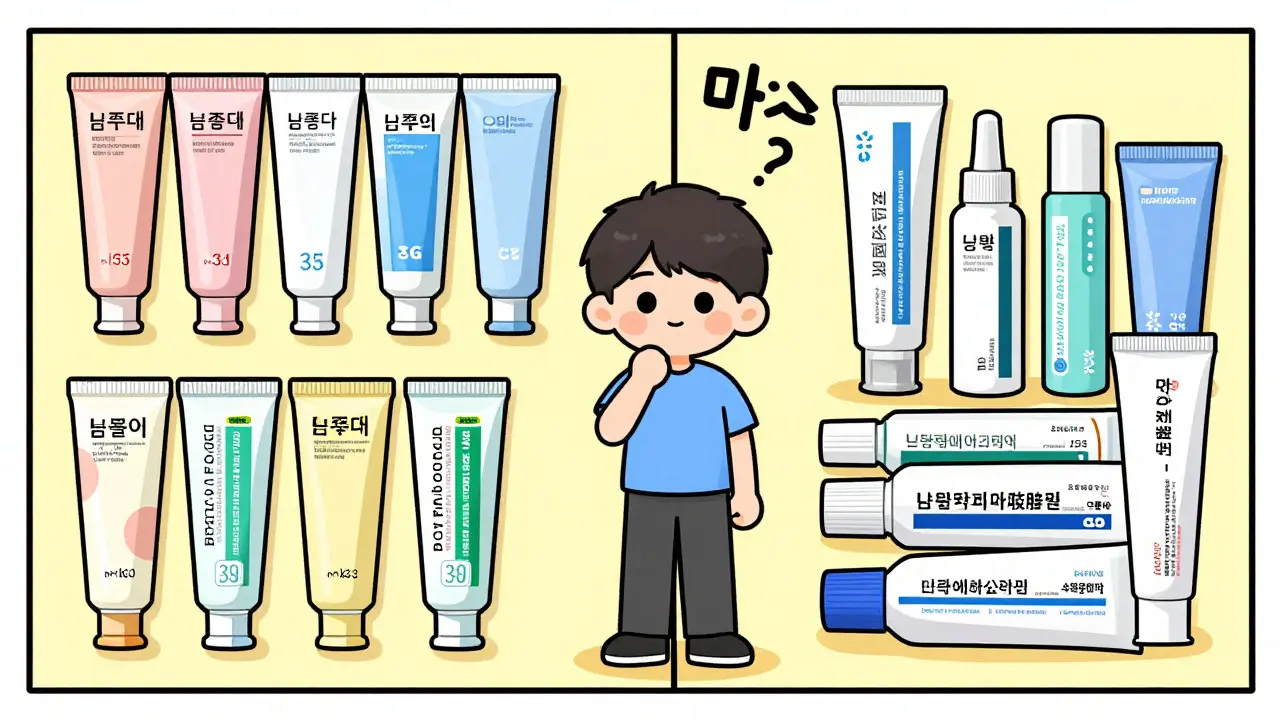 Comparison of OTC vs prescription acne treatments in Korean webtoon style